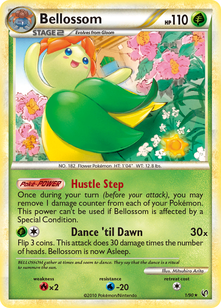 Undaunted Non - Holo Bellossom #1/90